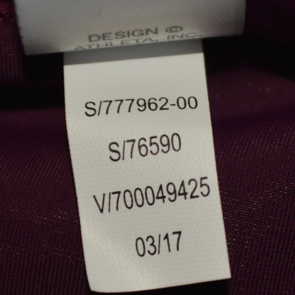 Athleta Plum Swim Cover-Up with Floral Trim - Picture 9 of 9